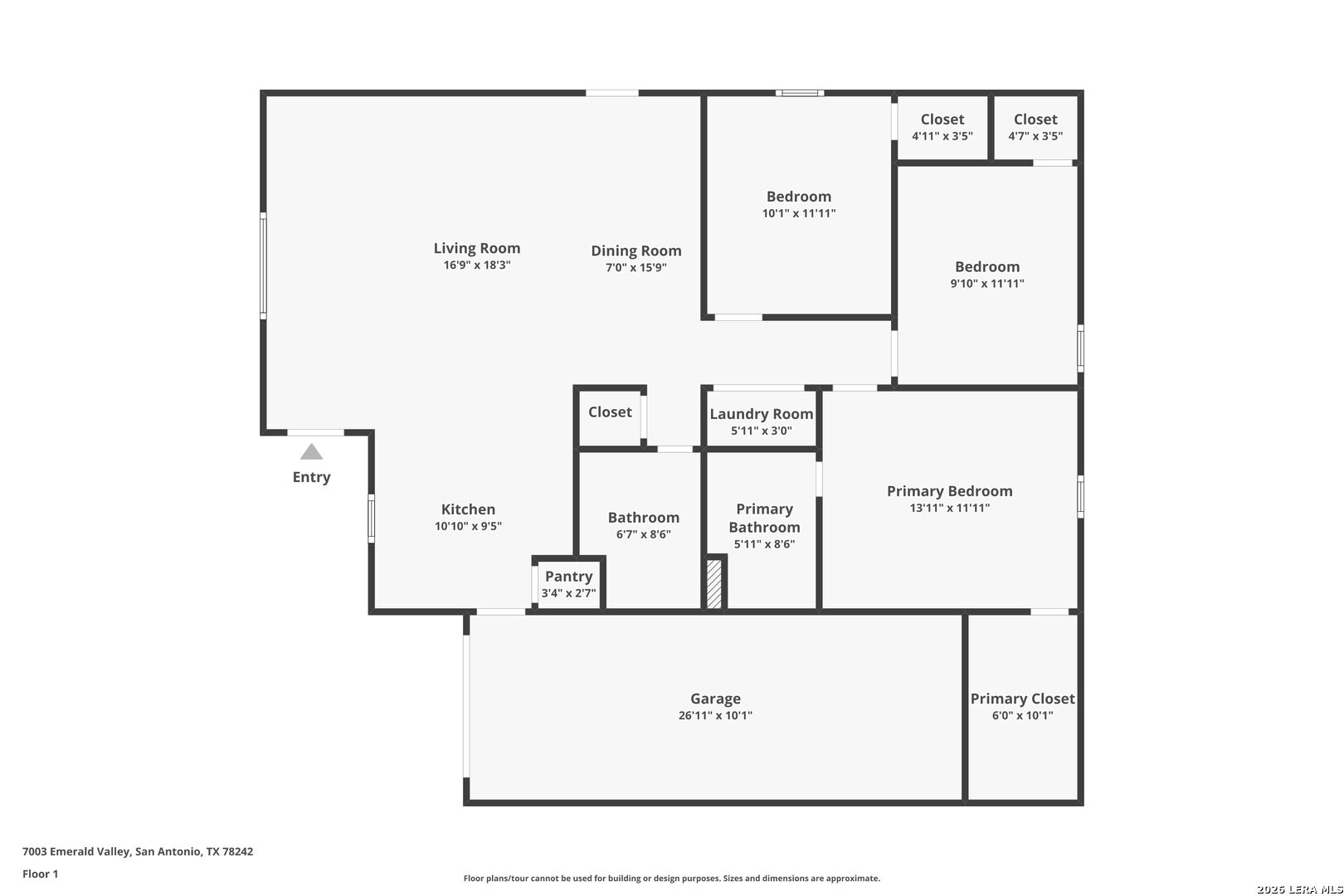 7003 EMERALD VLY, San Antonio, TX 78242