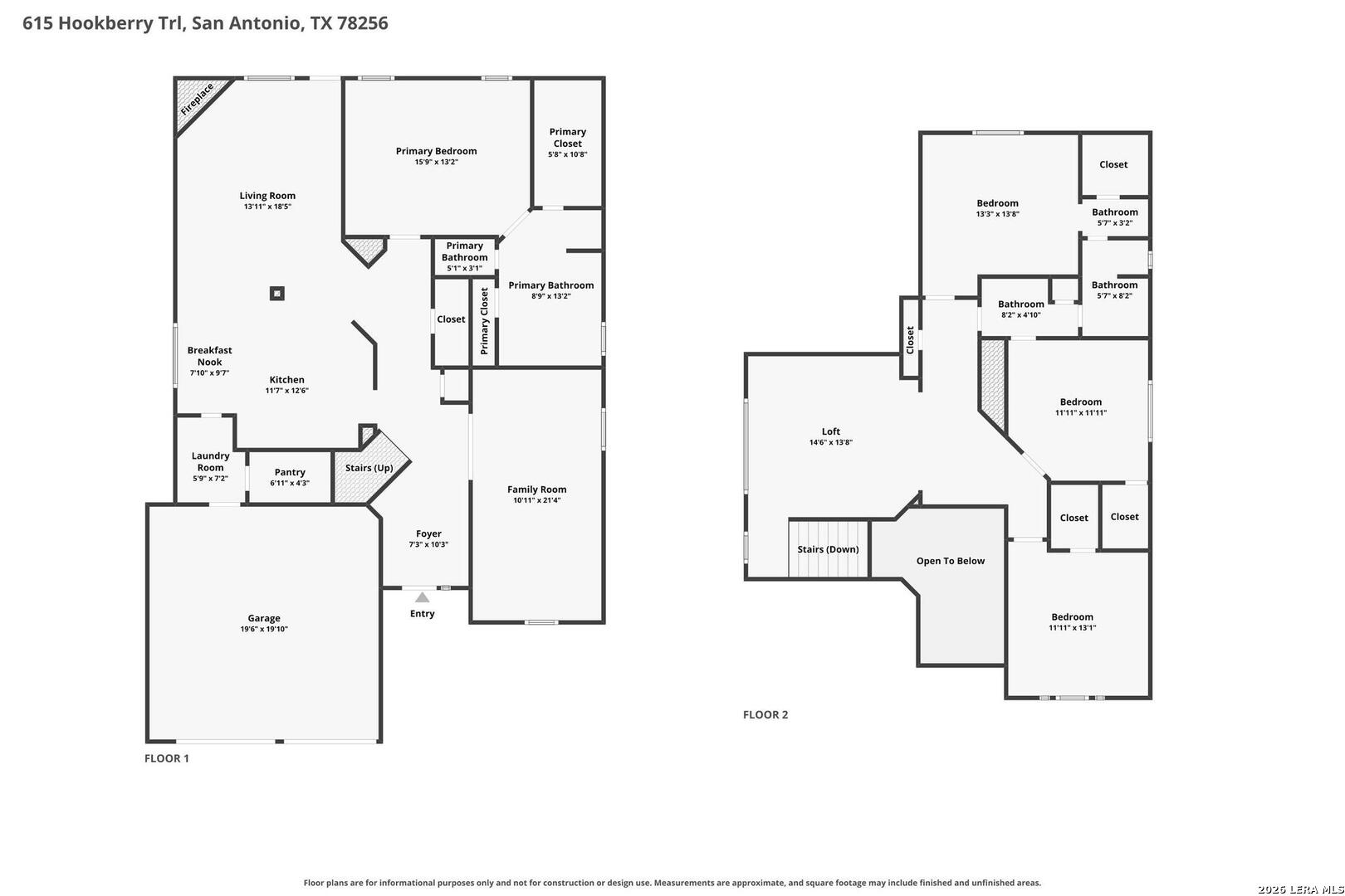 615 Hookberry Trl, San Antonio, TX 78256