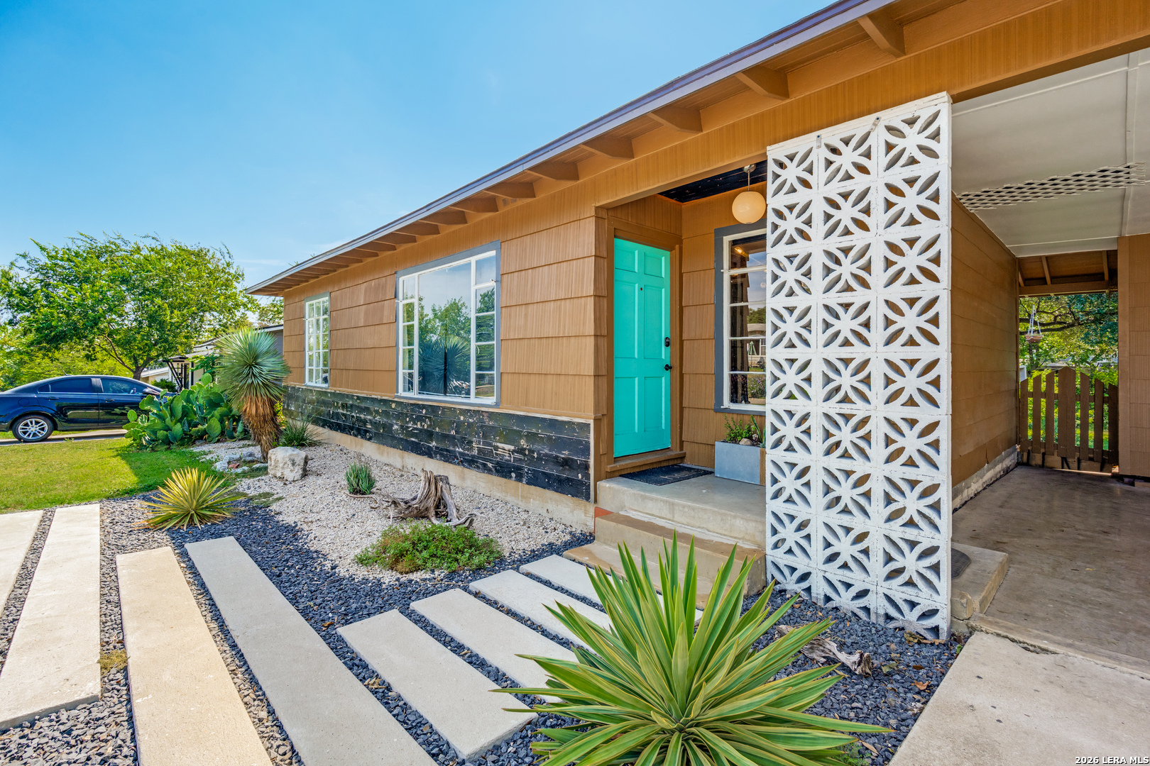Discover this updated mid-century home in San Antonio's sought-after 78209 area, ideally situated near Alamo Heights, Terrell Hills, The Quarry, Broadway, Fort Sam Houston, and downtown San Antonio. This charming 3-bedroom, 1-bath home offers approximately 1,100 square feet of thoughtfully updated living space while preserving the character that makes mid-century homes so appealing. Original hardwood floors add warmth throughout much of the home, complemented by vinyl flooring in the kitchen and terrazzo tile in the bathroom for a distinctive mix of vintage style and everyday functionality. With a new roof this home is truly move-in ready, and its comfortable footprint offers an easy, low-maintenance lifestyle. Outside, the spacious backyard provides plenty of room for entertaining, gardening, pets, or creating a personalized outdoor retreat. With authentic mid-century details, modern updates, and a central San Antonio location, 526 Sumner offers a unique opportunity to own an updated home in 78209 at an approachable price point.