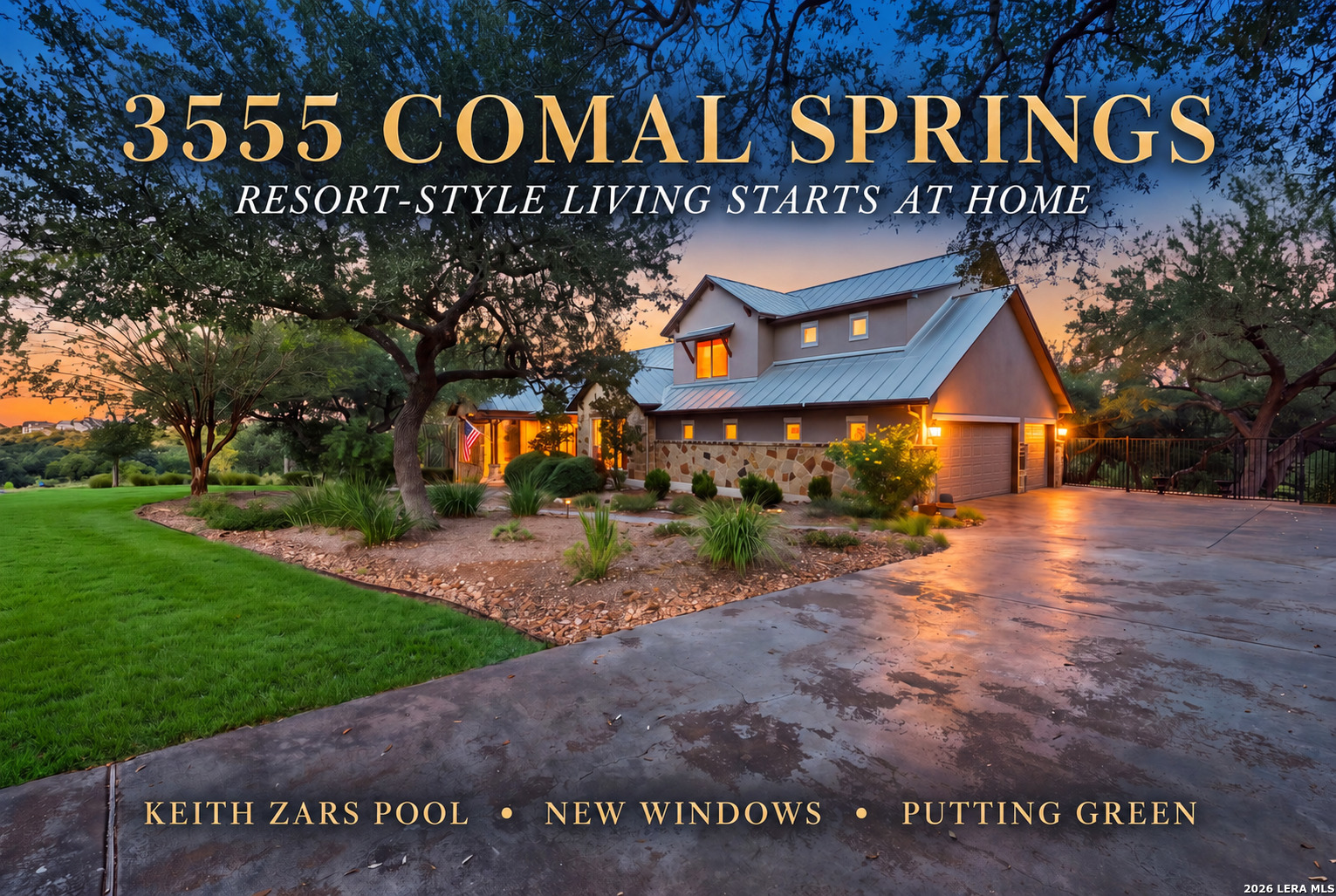 Single family home for sale at 3555 Comal Spgs, Canyon Lake, TX 78133 | MLS# 2015162