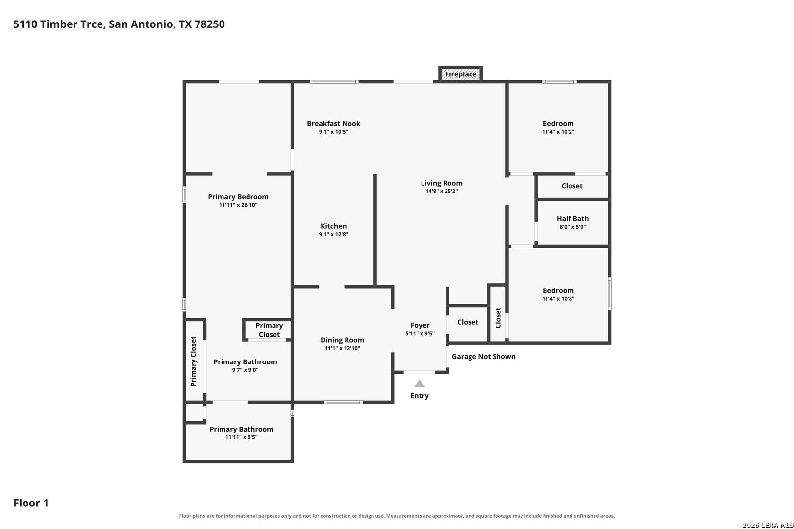 5110 TIMBER TRACE ST, San Antonio, TX 78250