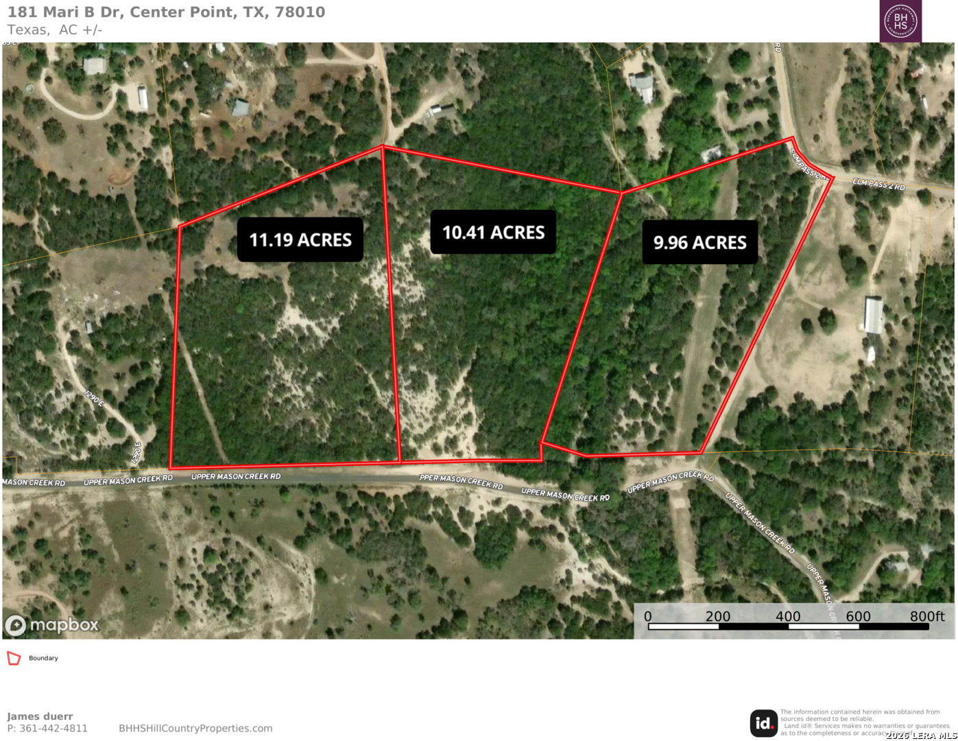 Property photo for 174 UPPER MASON CREEK RD, Center Point, TX