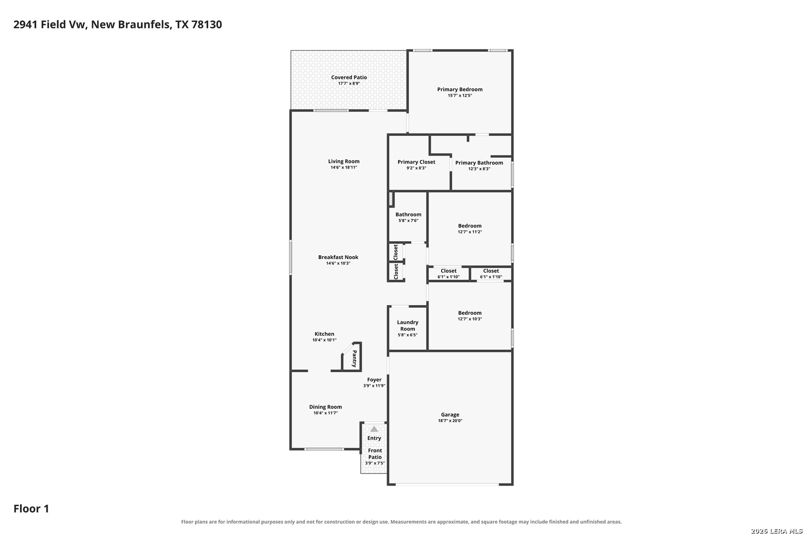 2941 Field Vw, New Braunfels, TX 78130