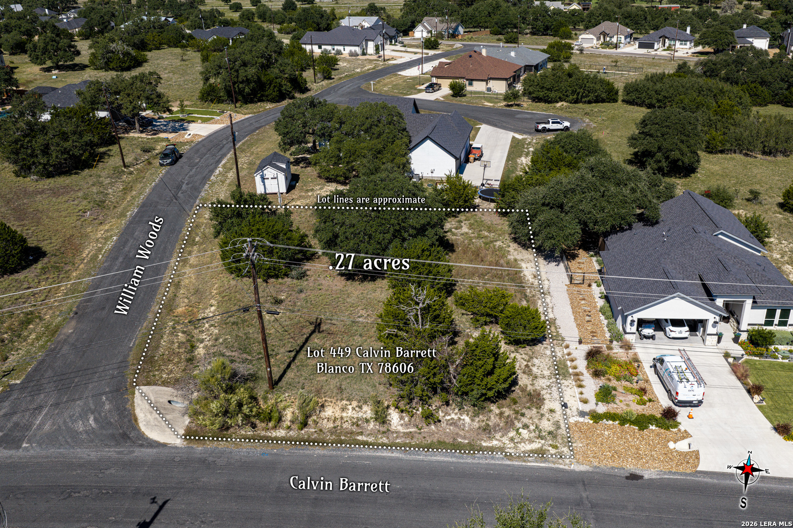 LOT #449 S. Calvin Barrett, Blanco, TX 78606