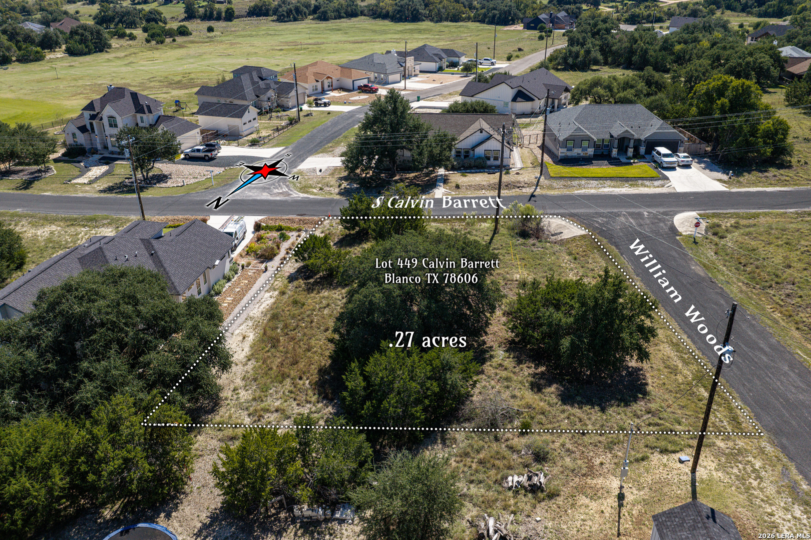 LOT #449 S. Calvin Barrett, Blanco, TX 78606