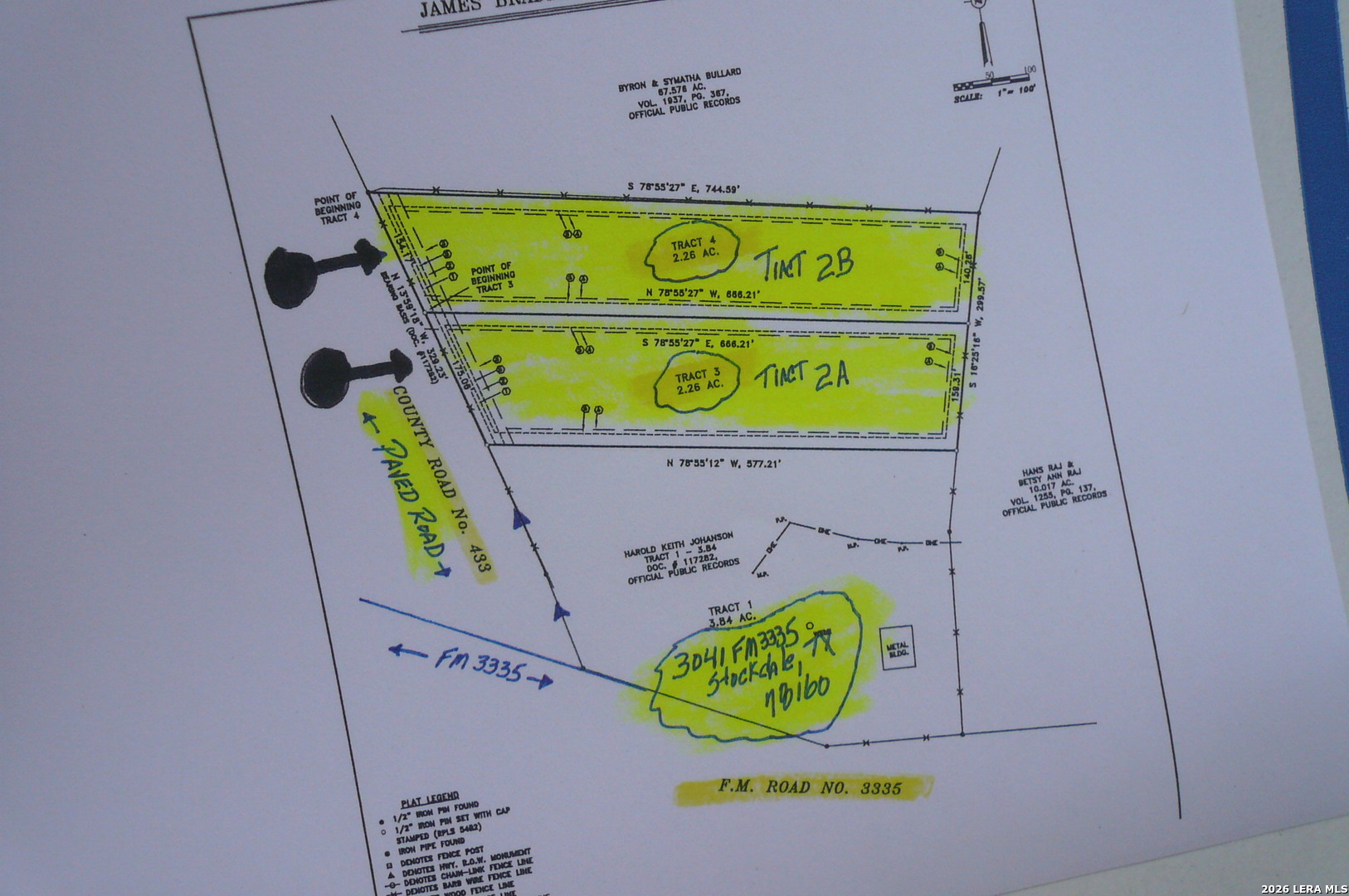 2.26 ACRES (TRACT 2B) FM 3335, Stockdale, TX 78160