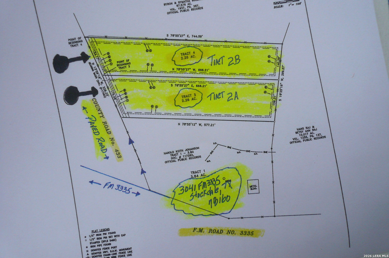 2.26 ACRES (TRACT 2B) FM 3335, Stockdale, TX 78160