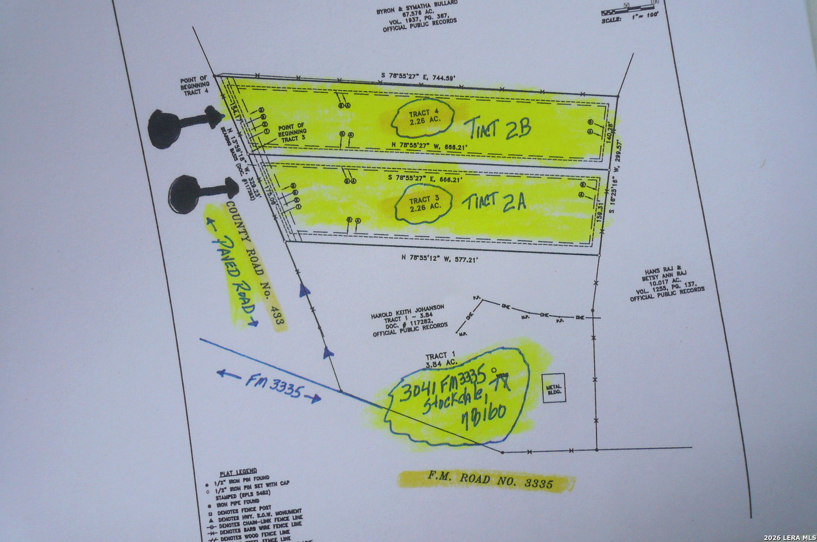 2.26 ACRES (TRACT 2B) FM 3335, Stockdale, TX 78160