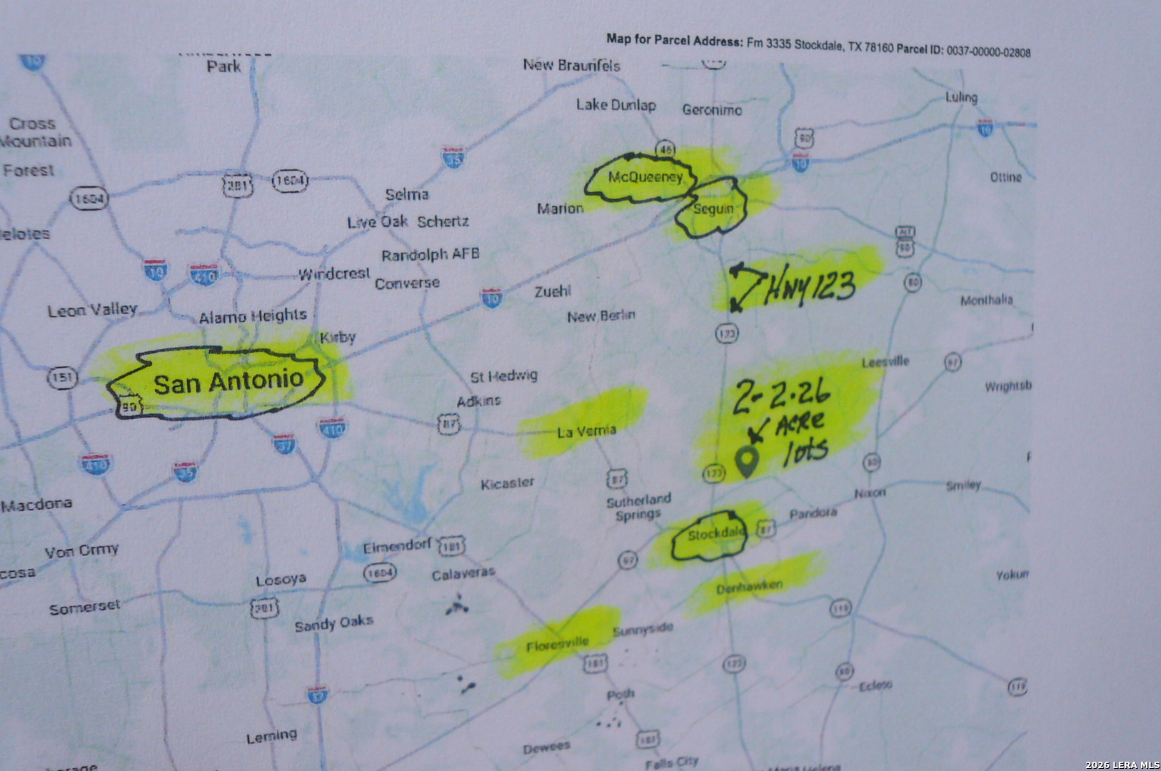 2.26 ACRES (TRACT 2B) FM 3335, Stockdale, TX 78160
