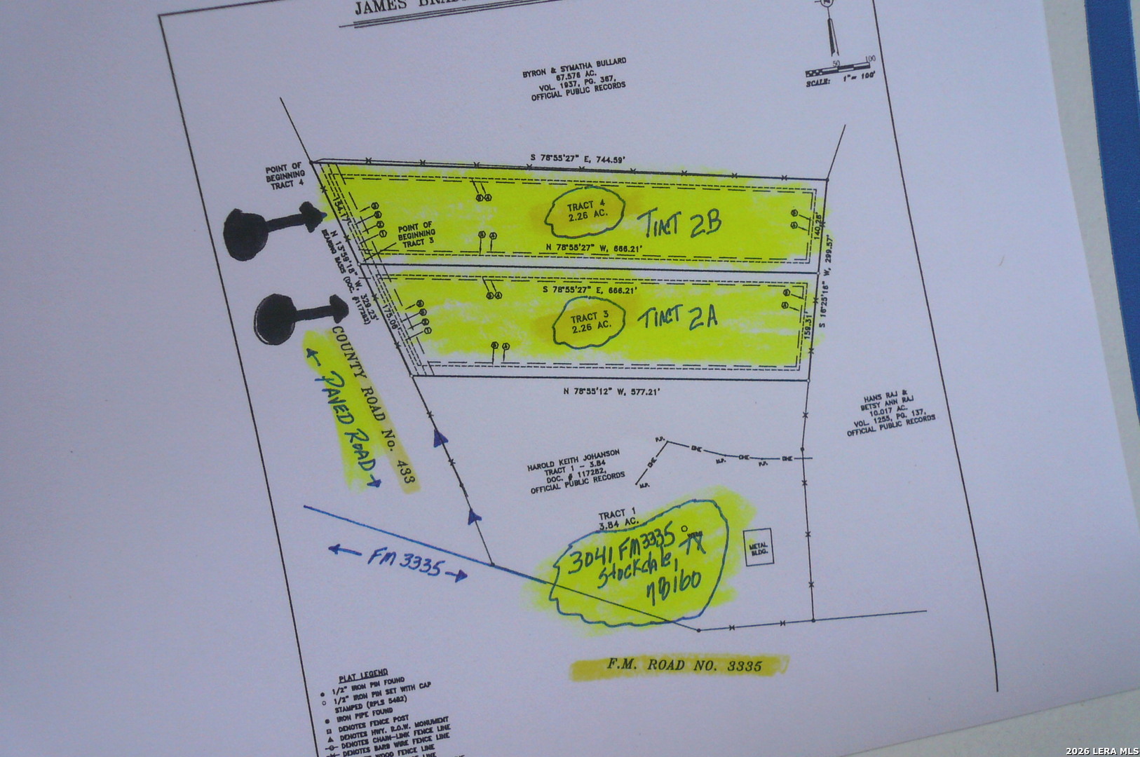 2.26 ACRES (TRACT 2A) FM 3335, Stockdale, TX 78160