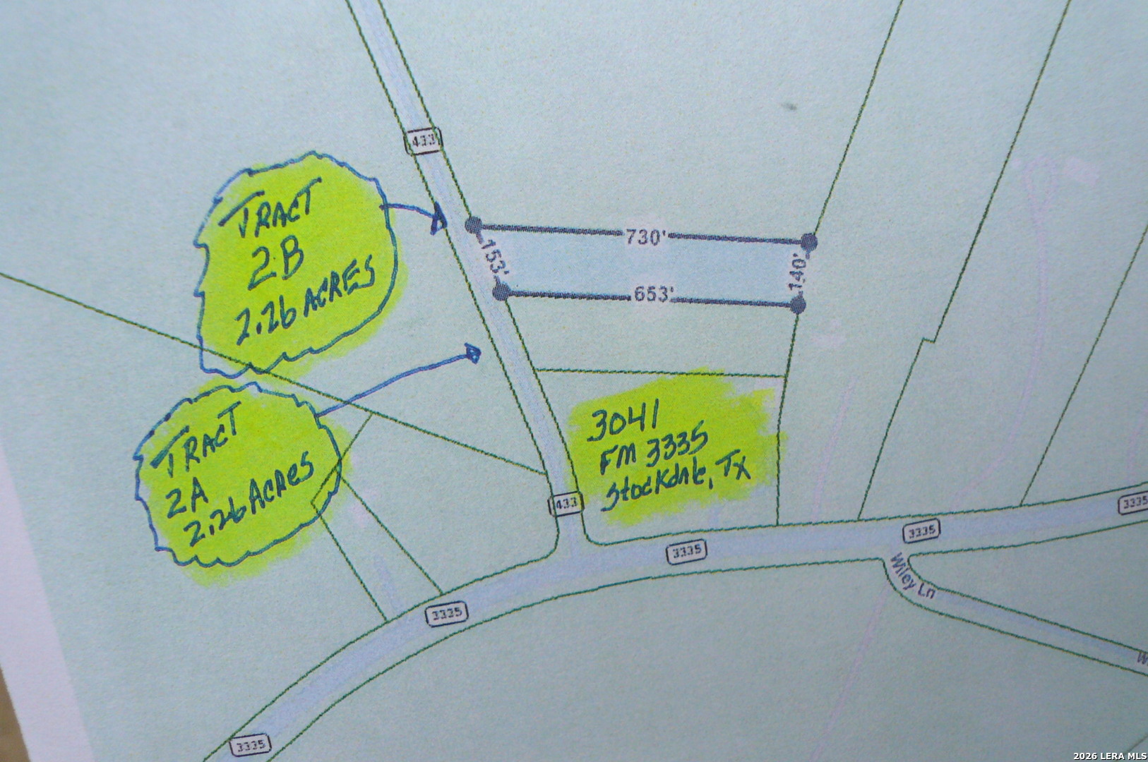2.26 ACRES (TRACT 2A) FM 3335, Stockdale, TX 78160