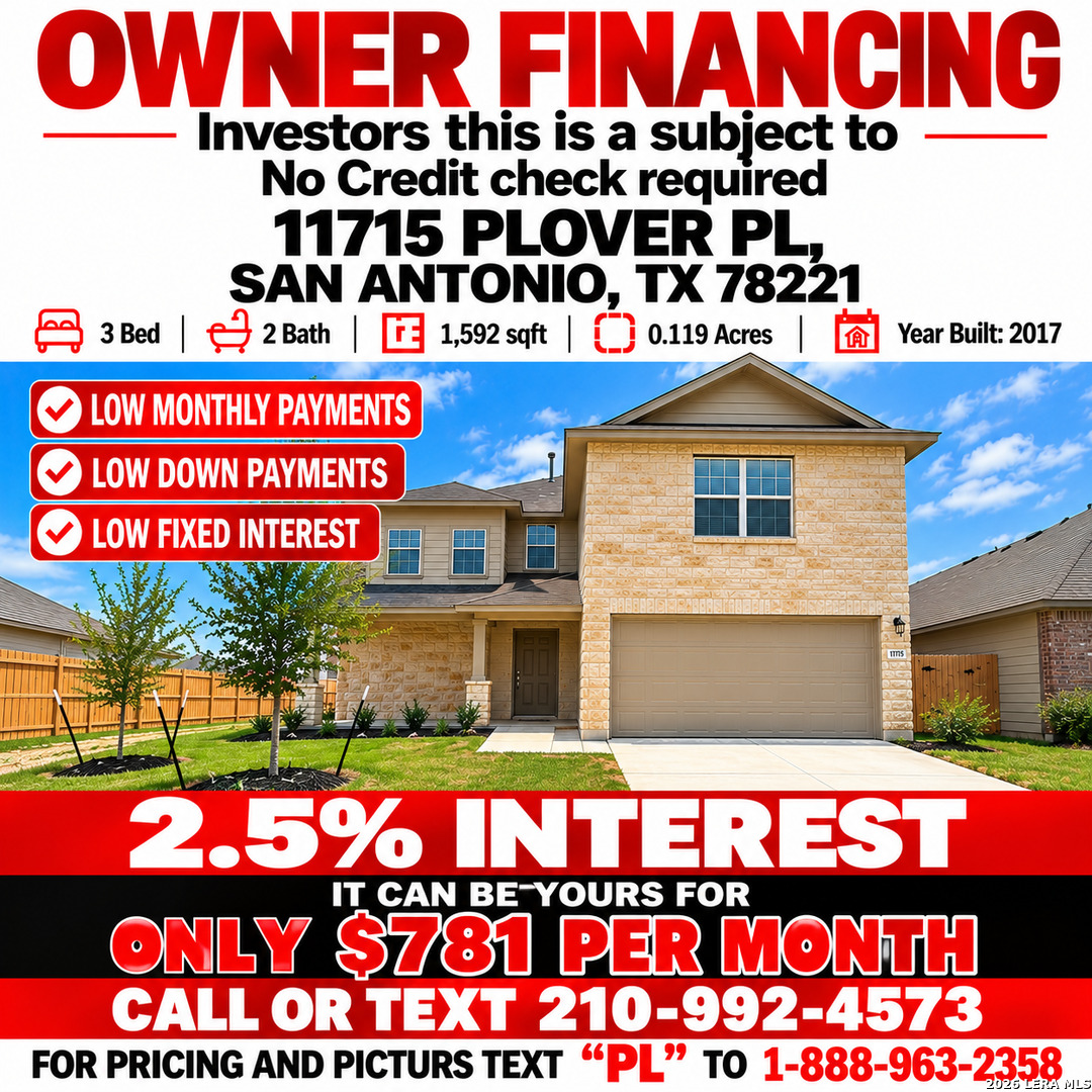 Property photo for 11715 Plover PL, San Antonio, TX