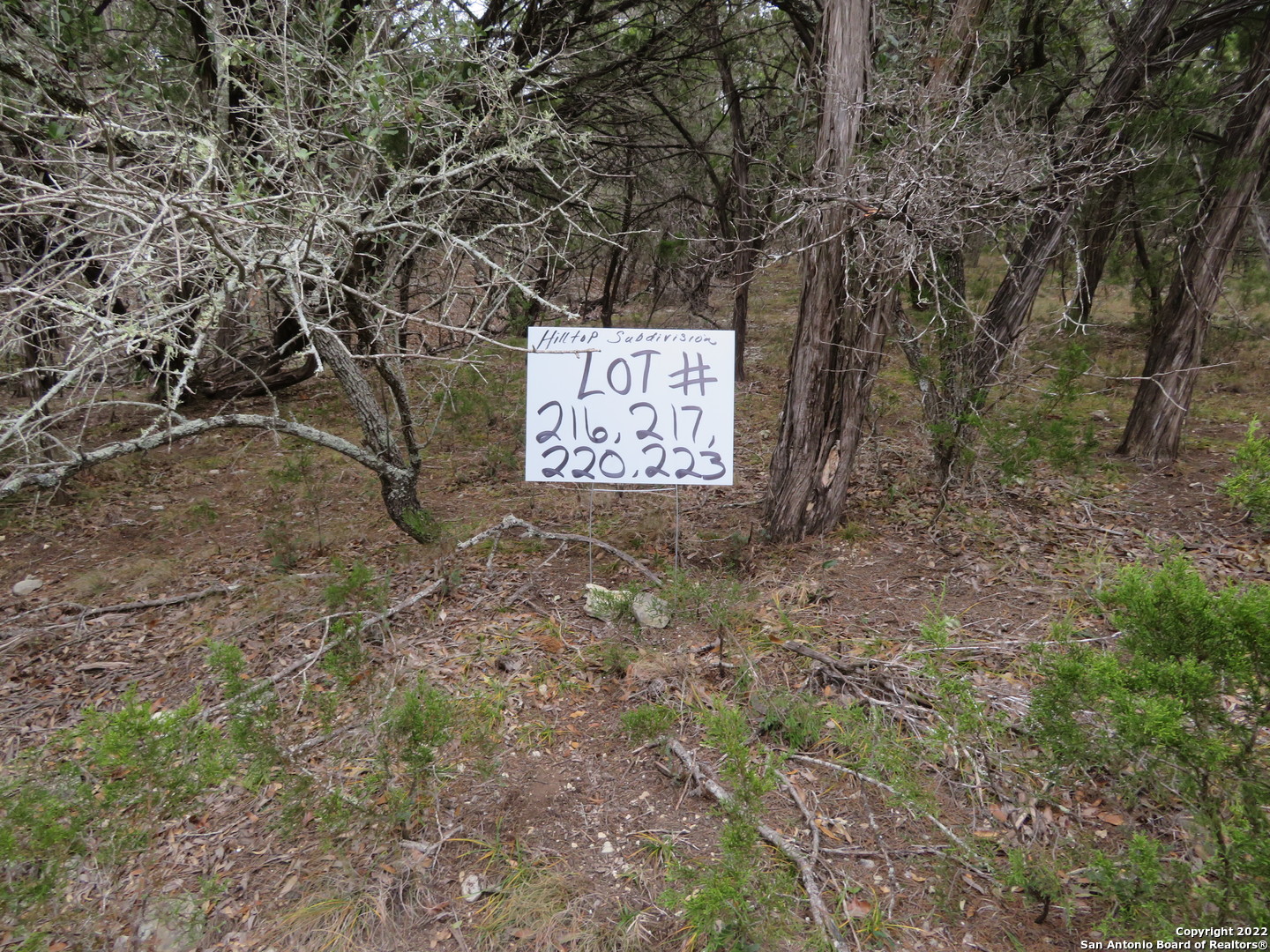 Photo of Lot 216,217,& W Slop Trl in Lakehills, TX